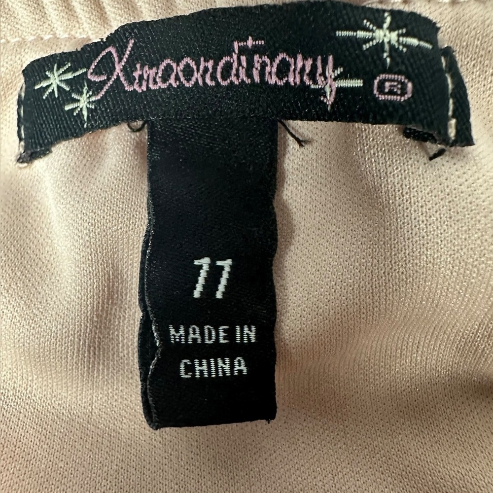 “Xtraordinary” Women’s Juniors Lace Sequin Halter Homecoming Dress Pink Size 11 - Picture 14 of 15
